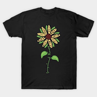 OT Therapist Motivate Occupational Therapy Sunflower T-Shirt